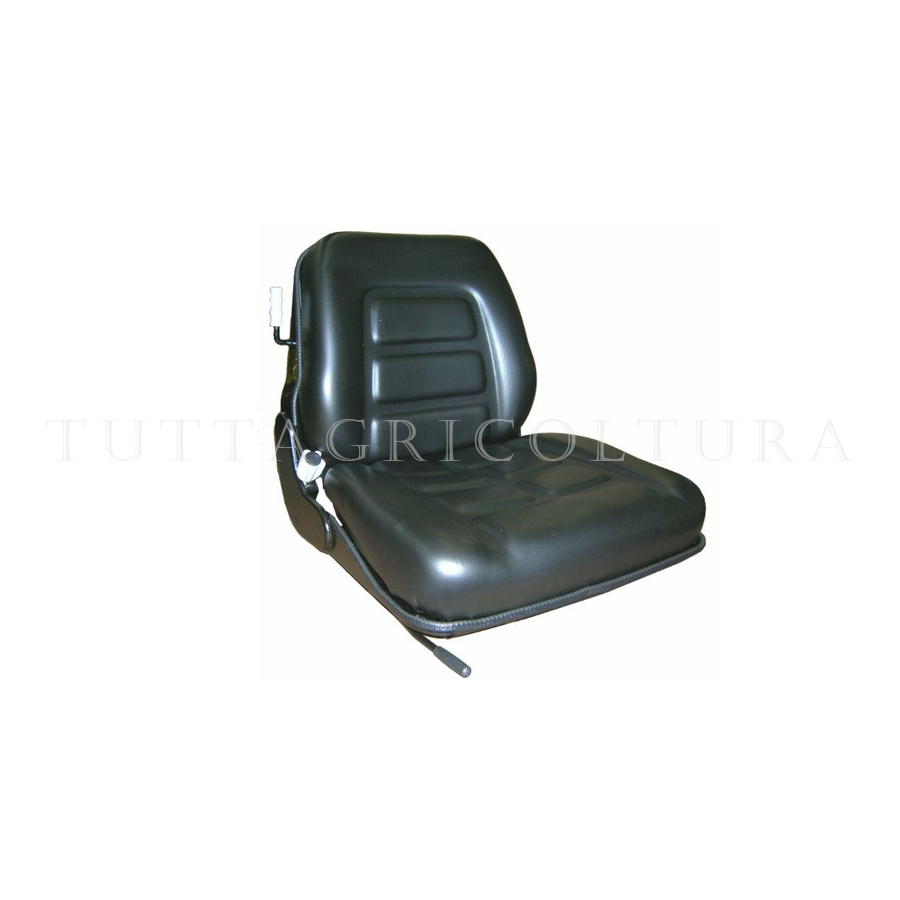 38026 Sedile in sky nero con molleggio 38026 Sedile in sky nero con molleggio