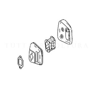 ECRP021009930 Marmitta Completa Per Motosega Echo CS320TES / CS350TES / CS351WES