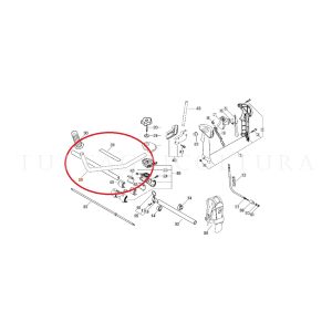 MANUBRIO SX T.I.05-268 ECHO SRM410ES SRM510ESL/U ECRC400000400