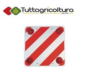 Cartello in Plastica Cariche Sporgenti con 4 Gemme