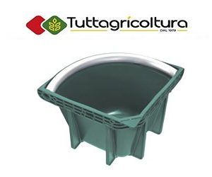 Mangiatoia Ad Angolo Antiurto con Bordo in Ferro
