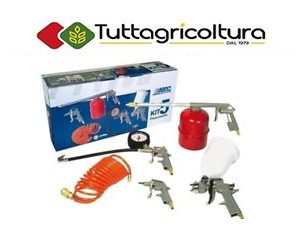 Kit Compressore Abac 5 Pezzi 4 Pistole + Tubo