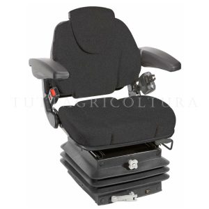 SEDILE ACTIVO CON MOLLEGGIO MECCANICO IN TESSUTO CON BRACCIOLI POGGIATESTA