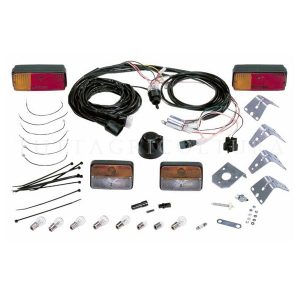 KIT LUCI TRATTORE 12V CON CABLAGGIO 4M PER TRATTORE
