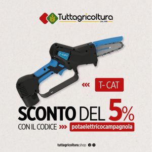 potatore elettrico a batteria T-cat