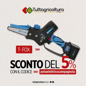 potatore elettrico a batteria T-fox