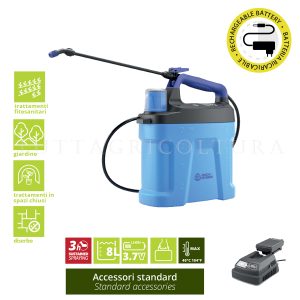Pompa Irroratrice Elettrica a Batteria Annovi Reverberi AR SPRAY 8 Lt